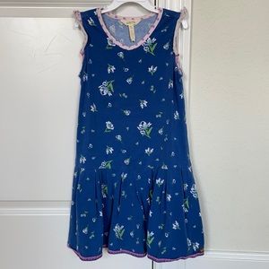 Matilda Jane Blue floral sleeveless dress - 8